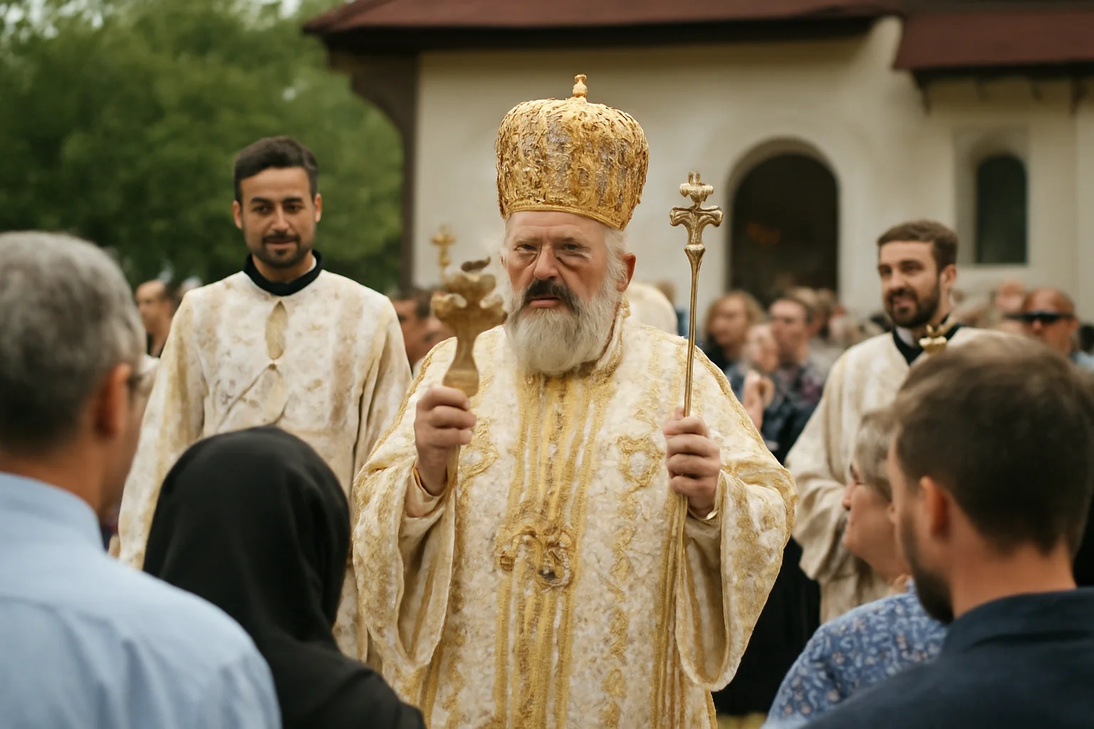 Slujire arhierească la o parohie din județul Vâlcea, consemnată la Râmnicu Vâlcea