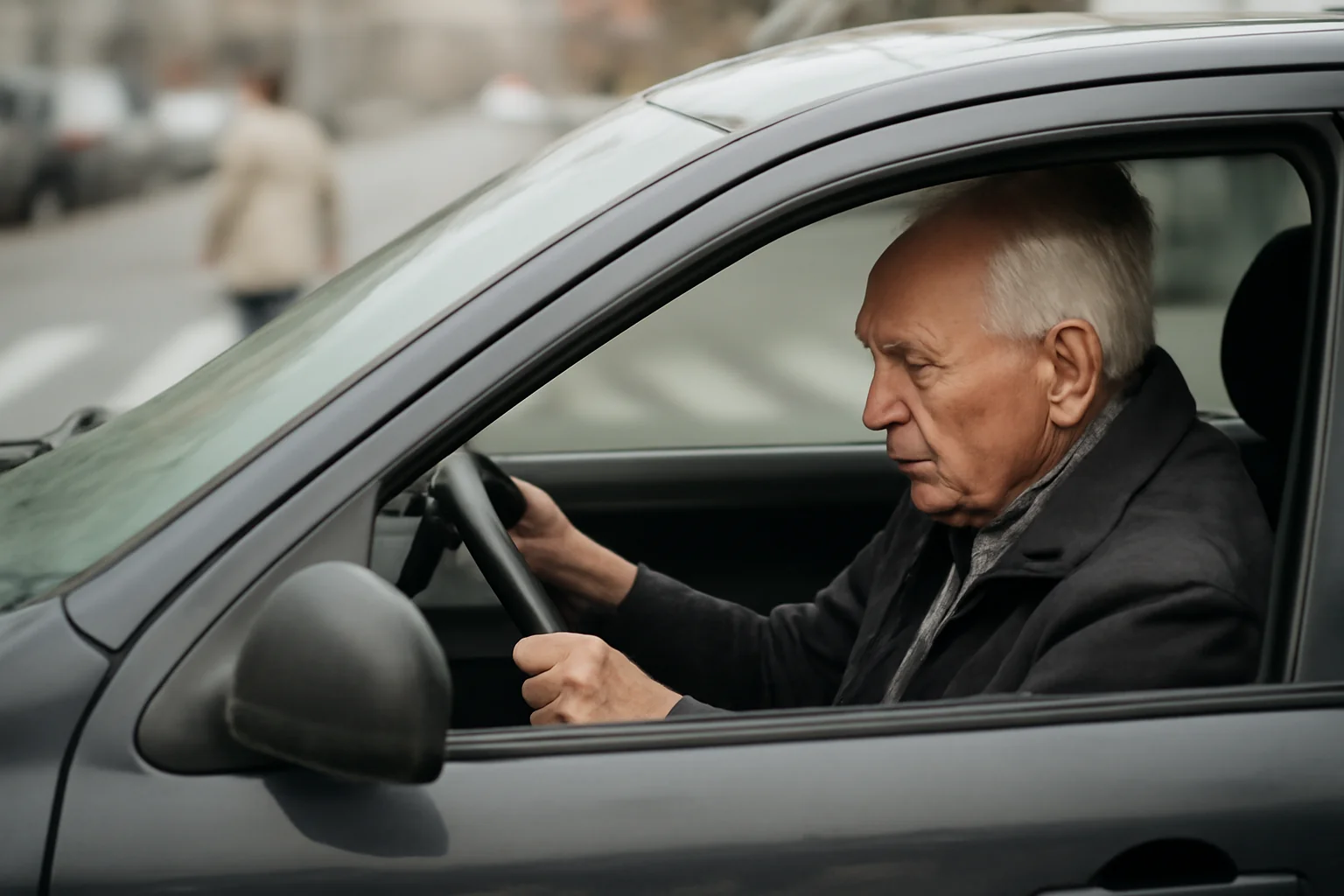Șofer de 89 de ani din Râmnicu Vâlcea, cercetat penal după un accident pe trecerea de pietoni