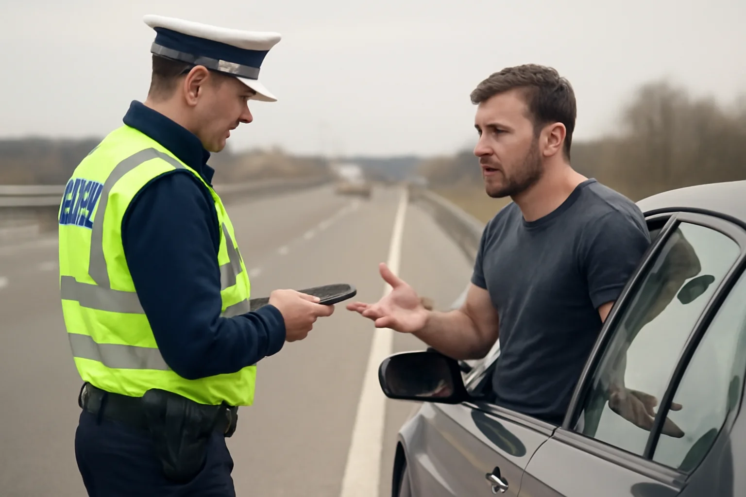 Șofer din Râmnicu Vâlcea sancționat pe Autostrada A1 pentru conducere agresivă