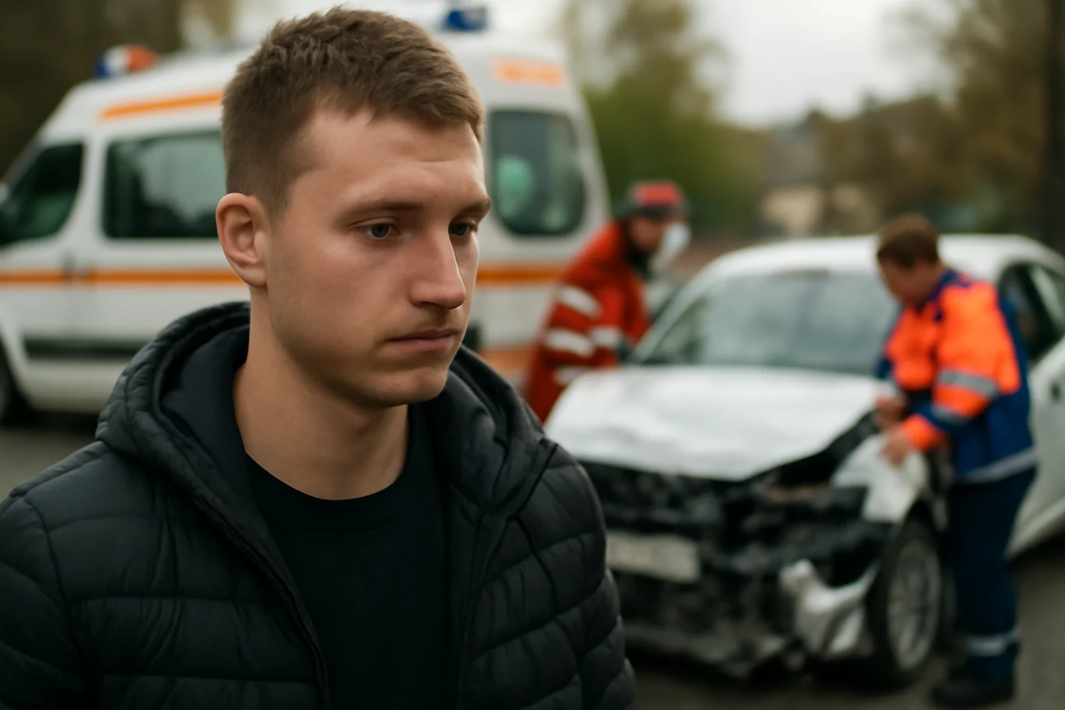 Tânărul de 25 de ani din Vâlcea implicat în accidentul de la Sibiu, femeia din mașină transportată la spital