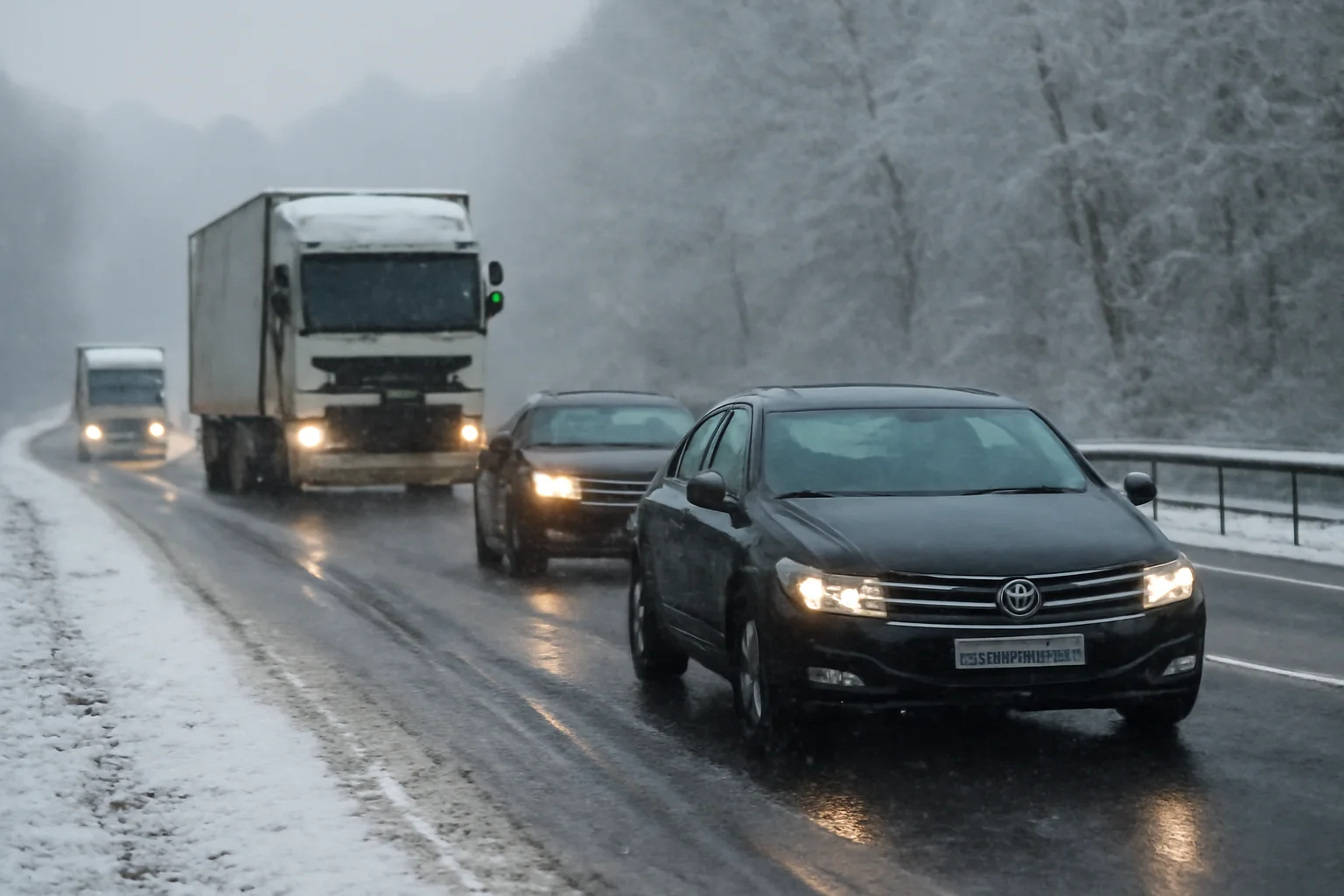 Trafic de iarnă pe A1 Râmnicu Vâlcea – Deva, fără autostrăzi închise