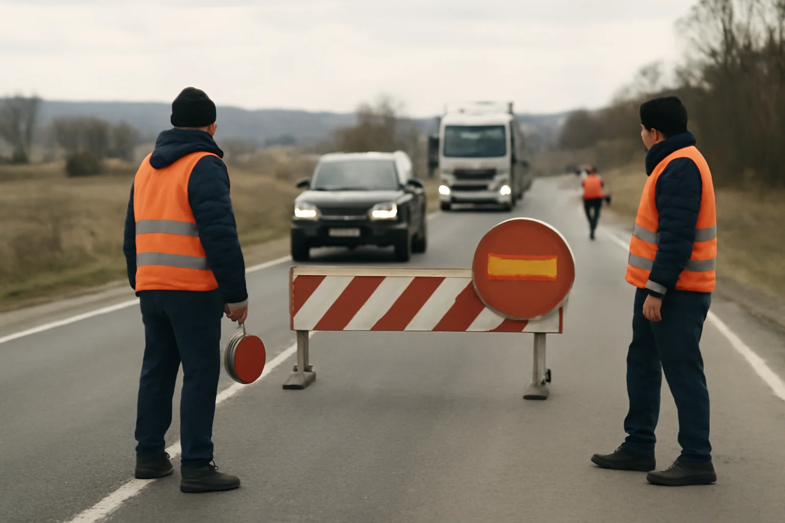 Trafic restricționat pe DN7 la Râmnicu Vâlcea după un accident rutier