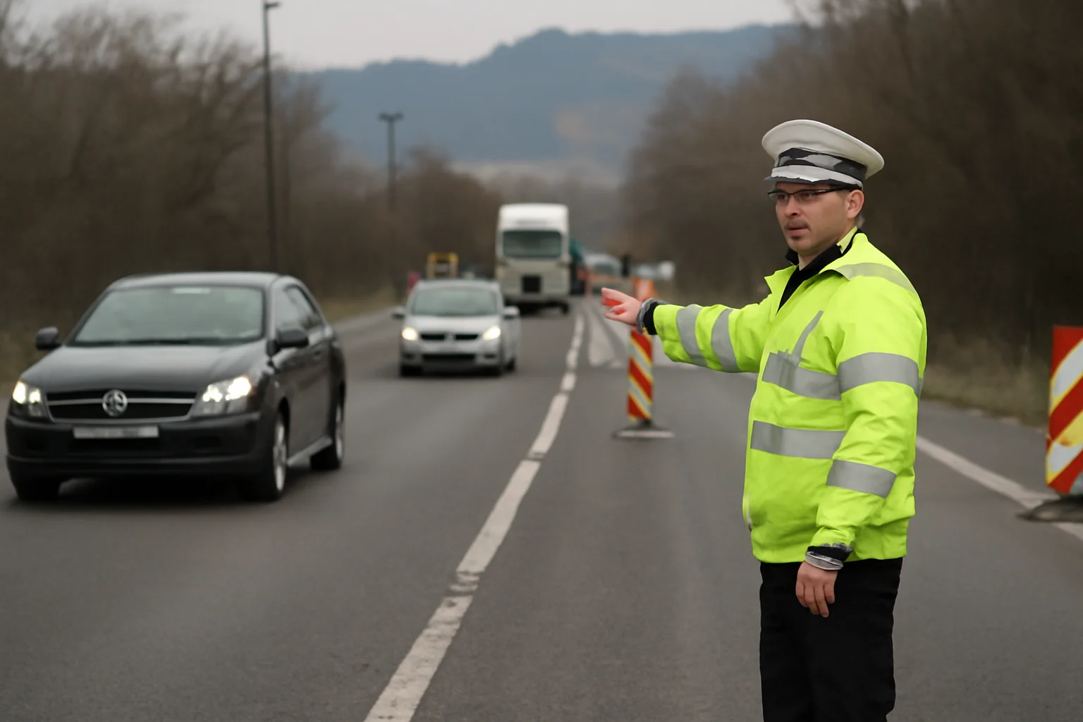 Trafic rutier restricționat la Râmnicu Vâlcea pe DN 7 și DN 64 din cauza lucrărilor de siguranță