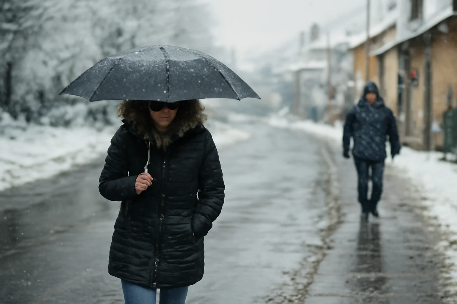 Vâlcea sub cod galben: precipitații și zăpadă abundente la munte